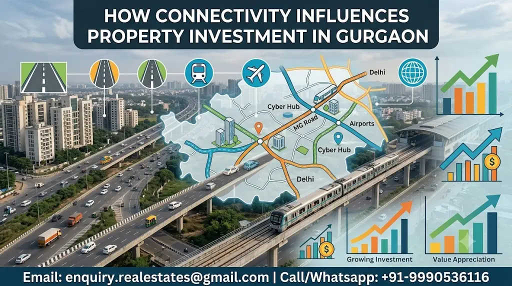 How Connectivity Influences Property Investment in Gurgaon