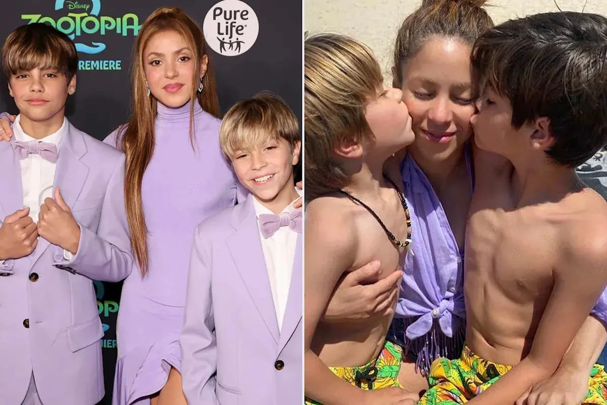 See 10 Sweet Photos of Shakira and Sons Milan and Sasha