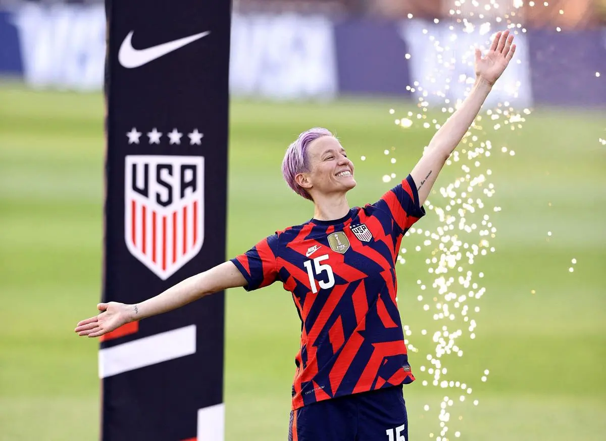 Clap de fin pour l’Américaine Megan Rapinoe, figure de proue du football féminin : sa carrière en images