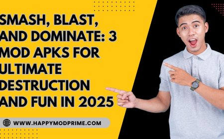 Smash, Blast, and Dominate: 3 MOD APKs for Ultimate Destruction and Fun in 2025