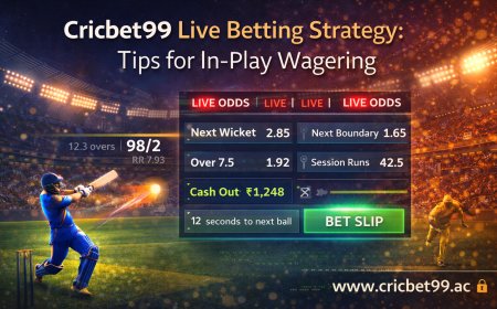 Cricbet99 Live Betting Strategy: Tips for In-Play Wagering